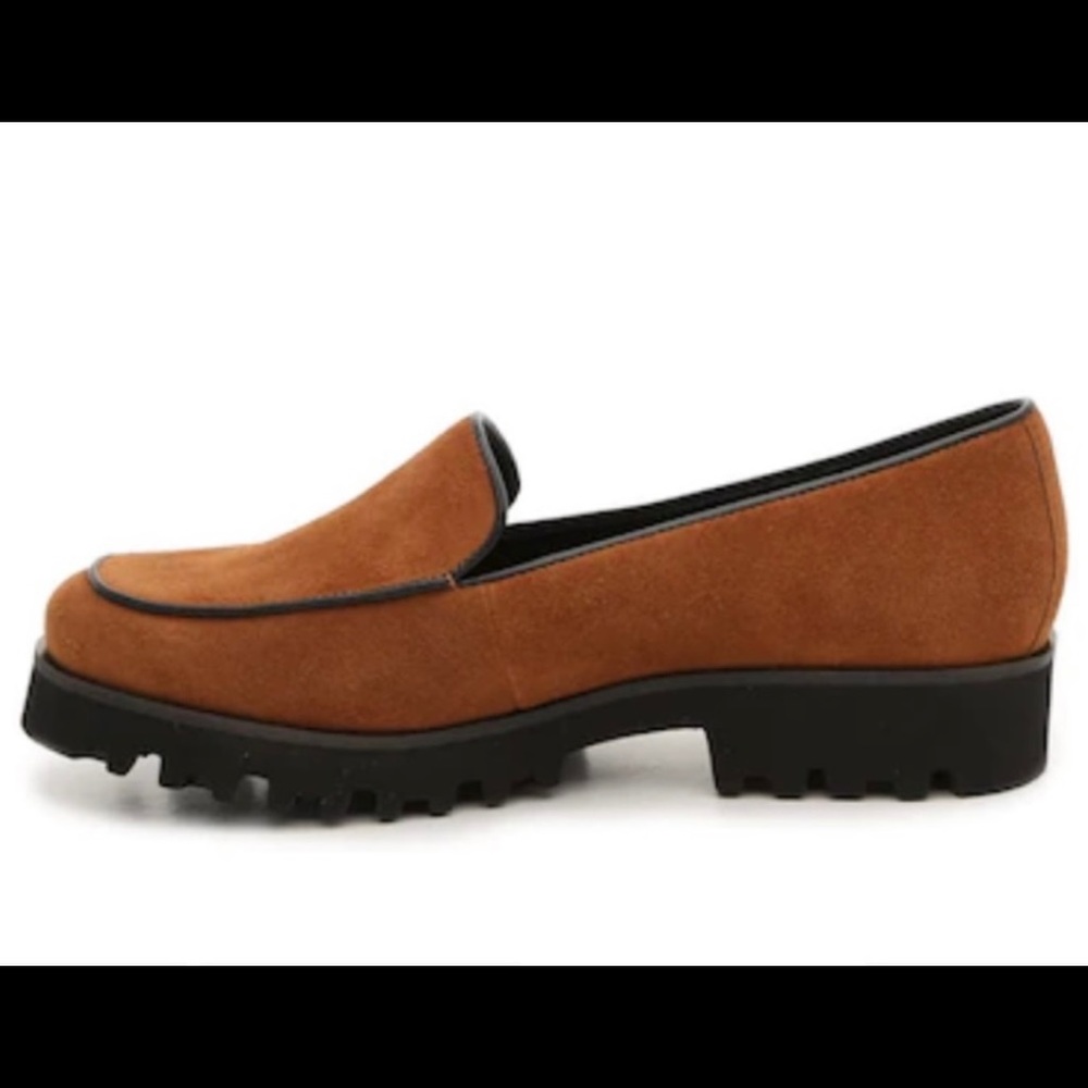 Donald Pilner Cognac Brown Rowin Loafer size 8